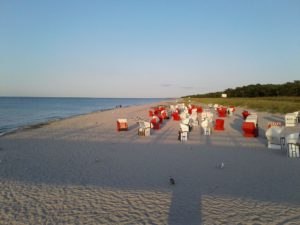 Nordstrand von Prerow mit Strandkörben